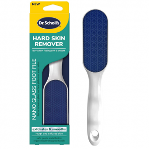 Dr. Scholl's Hard Skin Remover Nano Glass Foot File - Callus Remover, Foot Scrubber @ Amazon