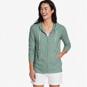 Eddie Bauer Women's Legend Wash Slub Full-Zip Hoodie