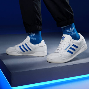 adidas CONTINENTAL 80 STRIPES SHOES 复古网球板鞋运动鞋小白鞋