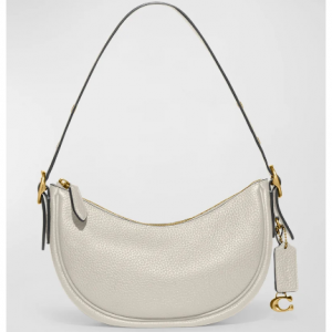 Coach Luna Zip Pebble Leather Shoulder Bag Sale @ Neiman Marcus