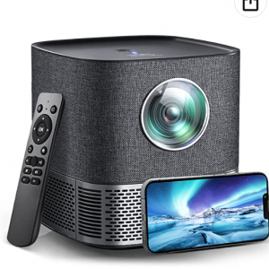 $50 off MUDIX Native 1080P Projector, 5G WiFi Projector 4K Support @Amazon