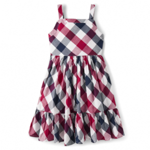 Gymboree Girls Matching Family 格纹吊带裙