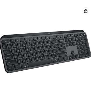 Amazon - Logitech  MX Keys S 無線鍵盤，黑白二色，現價$89.99 