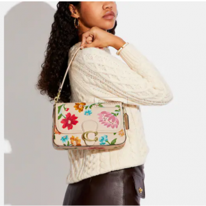 40% Off Soft Tabby Shoulder Bag With Floral Bouquet Print @ Coach