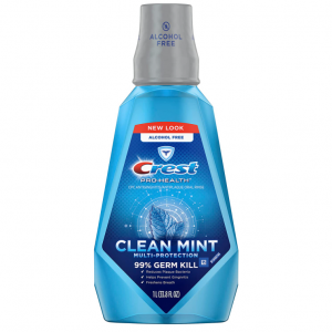 Crest Pro Health Multi-Protection Mouthwash with CPC, Clean Mint, 1L (33.8 fl oz) @ Amazon