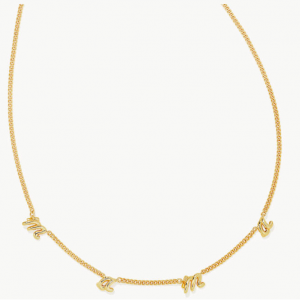 Kendra Scott Mama Script Strand 项链