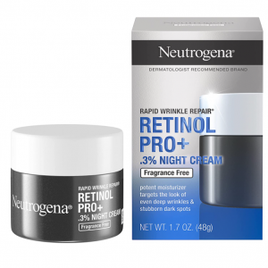 Neutrogena Rapid Wrinkle Repair 0.3% Retinol Pro+ Anti-Wrinkle Night Moisturizer 1.7 oz @ Amazon