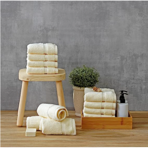 Threadmill 100% Cotton Washcloths Pack of 12 Towels - Luxury 600 GSM 13"x13" Super Soft @ Amazon