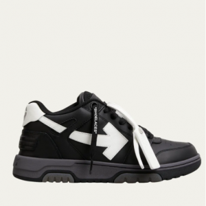 OFF-WHITE Out Of Office Arrow Calfskin Sneakers Sale @ Bergdorf Goodman