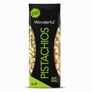 Wonderful Pistachios, In-Shell, Roasted & Salted Nuts, 16oz @ Amazon