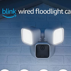 Amazon - Blink 有線室外帶光攝像頭, 5折