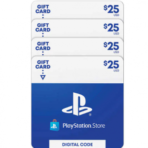 $10 off Sony PlayStation Four $25 Gift Cards Digital Download @Costco