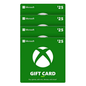 $10 off Xbox Four $25 Gift Cards Digital Download @Costco