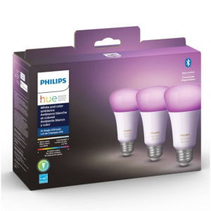 Philips Hue A19 RGB 智能燈 3個裝 @ Target