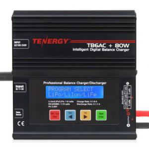 Tenergy TB6AC+80W 8A Digital Balance Charger for NiMH/NiCd/LiPo/Li-Fe/SLA for $49.99 