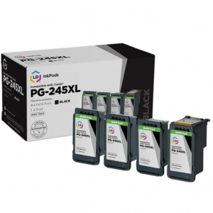 LD InkPods™ Ink Cartridge Replacements for Canon PG-245XL Black for $49.99 @123Inkjets 