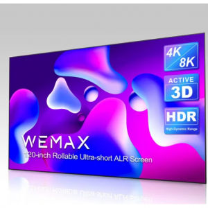Wemax - 父亲节大促：120 英寸 ALR 和 CLR 超短焦固定框架投影仪屏幕，直降$300 