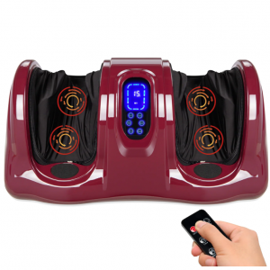 Therapeutic Foot Massager w/ High Intensity Rollers, Remote, 3 Modes @ Best Choice Products