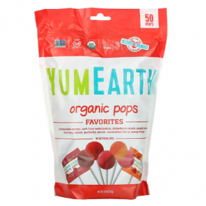 YumEarth, 有机糖果，精选口味，50 粒，10.9 盎司（310 克）