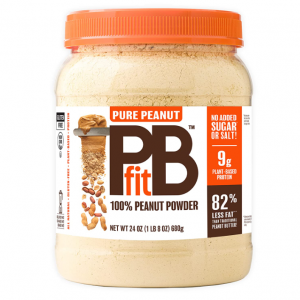 PBfit Pure Peanut, 100% Powdered Peanut Powder, 9g of Protein, (24 oz) @ Amazon