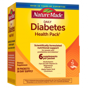 Nature Made Daily Diabetes Health Pack, 30 Packets, 30 Day Supply @ Amazon