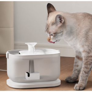 史低价！PETLIBRO 新款宠物无绳不锈钢饮水机2.5L/84oz 清洗超方便 @ Amazon