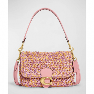 25% Off Coach Tabby Colorblock Flap Straw Shoulder Bag @ Neiman Marcus