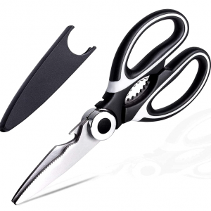 ZUIKEMX Sharp Kitchen Shears, kitchen Scissors with Cover @ Amazon