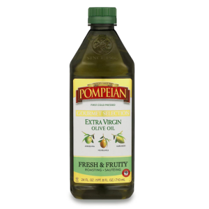 Pompeian Gourmet Selection Extra Virgin Olive Oil, 24 FL. OZ. @ Amazon