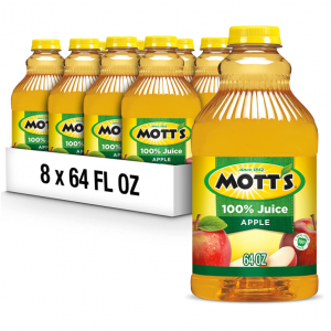 Mott's 原味蘋果汁 64oz 8瓶 @ Amazon