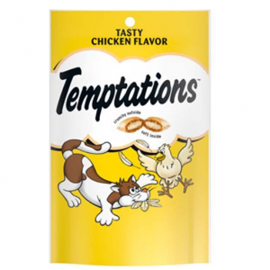 Temptations 经典鸡肉味夹心猫咪小零食 1.7oz @ Chewy