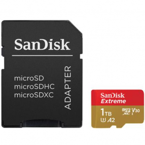 56% off SanDisk Extreme 1TB UHS-I U3 microSDXC Memory Card with SD Adapter @Adorama