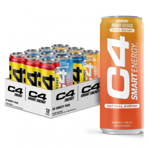 C4 Energy & Smart Energy Drinks Variety Pack, 4 Flavor Variety 12 Pack @ Amazon