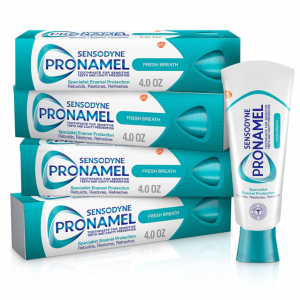 Sensodyne Pronamel Fresh Breath Enamel Toothpaste, Fresh Wave - 4 Ounces x 4 @ Amazon