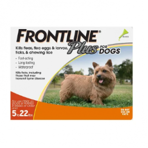 Frontline Plus 狗狗跳蚤和蜱虫治疗药物,3剂