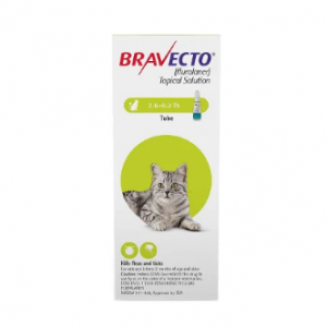 Bravecto猫用点滴溶液,用于治疗猫的跳蚤、跳蚤感染和蜱虫感染等