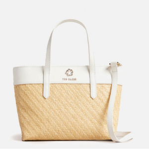 Ted Baker 迷你藤编拼接托特包