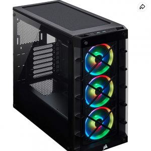 45% off Corsair Icue 465X RGB Mid-Tower ATX Smart Case, Black @Amazon