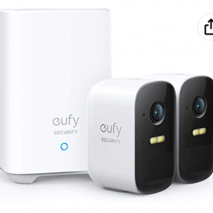 Amazon.com - eufy Security 2C 家庭安全係統 2×1080P攝像頭+Hub，折減$90 