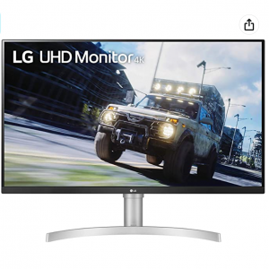 Amazon.com - LG 32UN550-W 32" 4K VA HDR10 AMD FreeSync 显示器，8折