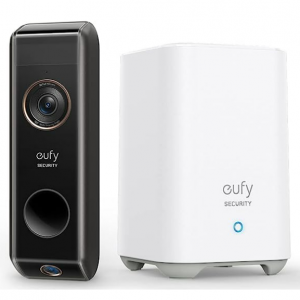 eufy Security S330 Video Doorbell (Battery-Powered) with HomeBase, 2K HD 16GB Local Storage