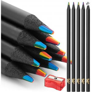 Mr. Pen- Rainbow Pencils, 12 Colors, 7 Color in 1 Rainbow Colored Pencil with Sharpener