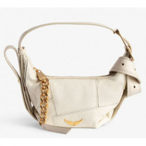 Le Cecilia XS白色真皮挎包