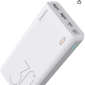 Amazon.com - ROMOSS Sense 8+ 30000mAh 18W USB-C 大容量移动电源 ，7.5折