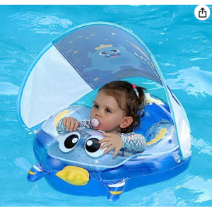 Swimbobo Baby Pool Float Inflatable Transparent Monster Infant Swim Float @ Amazon