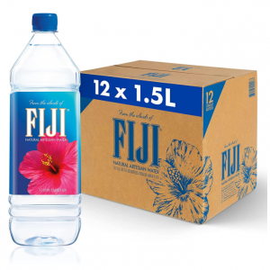 FIJI Natural Artesian Water, 50.7 Fl Ounce Bottle (Pack of 12) @ Amazon
