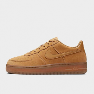 Finish Line官網 Nike Air Force 1 Lv8 3 大童款小麥色空軍1號板鞋7折特惠  