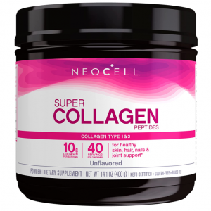 NeoCell Super Collagen Powder, 10g Collagen Peptides per Serving, Unflavored, 14 Oz @ Amazon