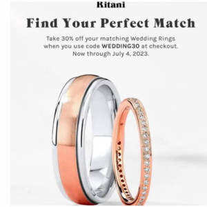 Ritani - 30% Off Wedding Rings