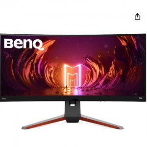 Amazon.com - BenQ MOBIUZ EX3415R 34'' 2K 21:9 144Hz IPS HDRi 显示器 ，6折